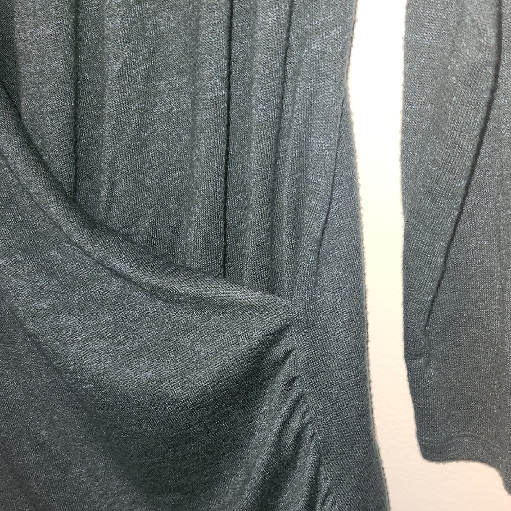 41 Hawthorn Women's Dark Green Faux Wrap Knit Blouse Size M - Picture 4 of 5
